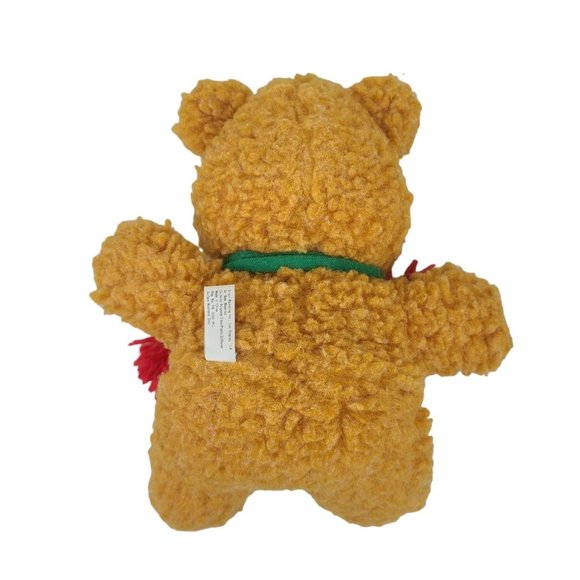 Muppet Babies Fozzie Bear Plush Stuffed Animal Christmas 1987 Vintage - Picture 4 of 7